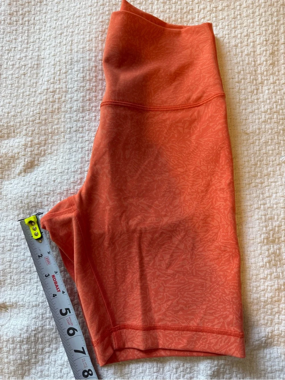 lululemon athletica High-Rise Rust Orange Bike Shorts